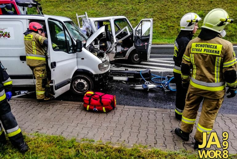 Ślisko i są wypadki na drogach w regionie