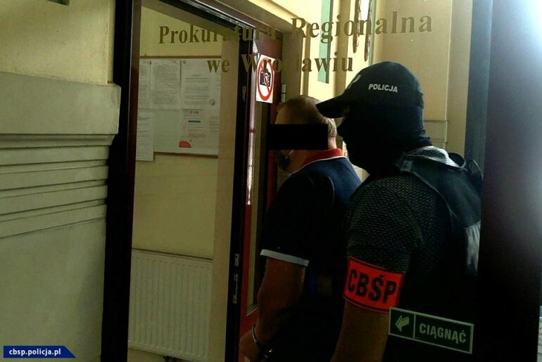 Szef gangu zatrzymany pod Lubaniem