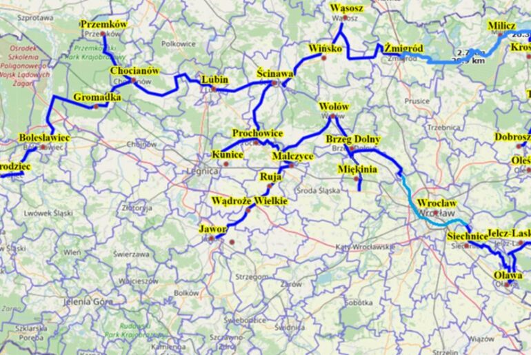 Rowerowa „autostrada” daleko od Jeleniej Góry