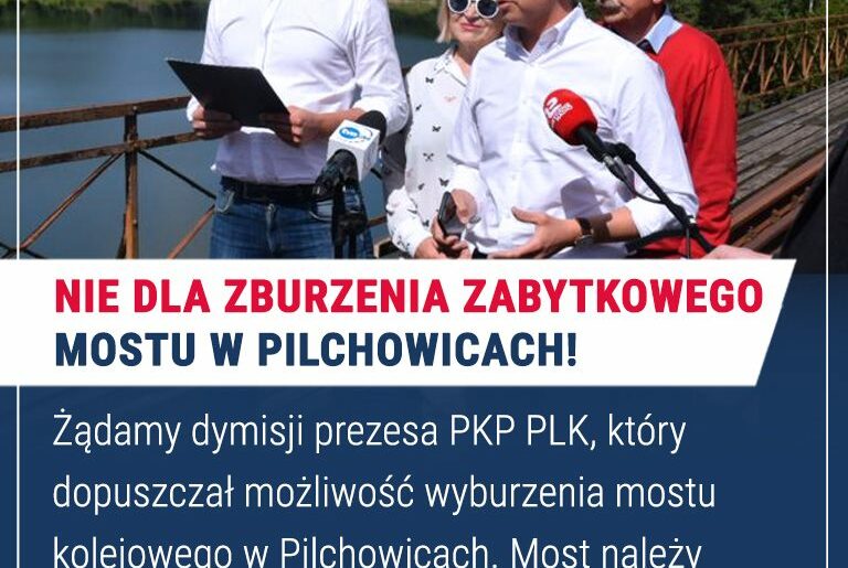 Posłowie włączają się do batalii o most w Pilchowicach