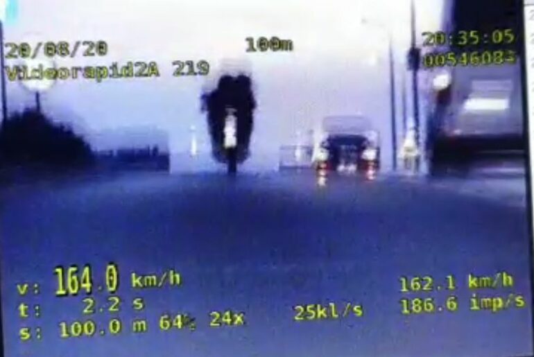 Pościg za pijanym motocyklistą