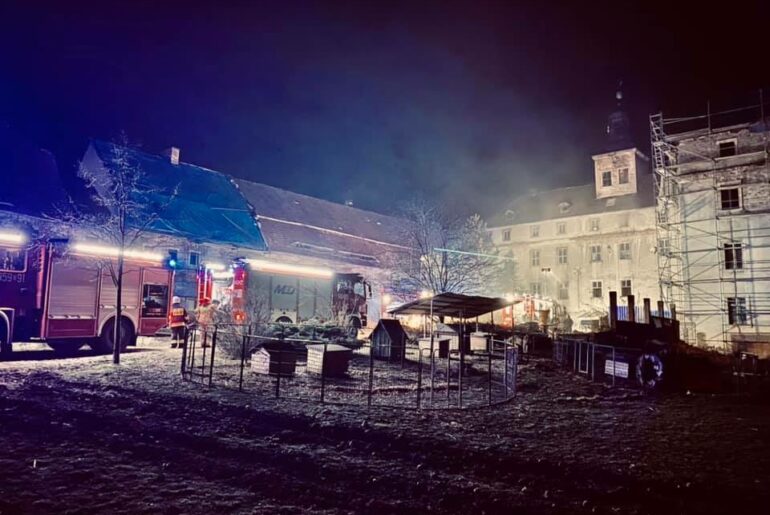 Paliło się w azylu DIOZ