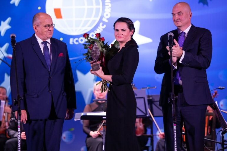 Swiatłana Cichanouska wyróżniona w Karpaczu