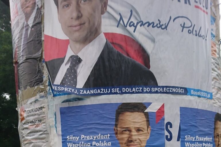 Afera plakatowa – oświadczenie senatora