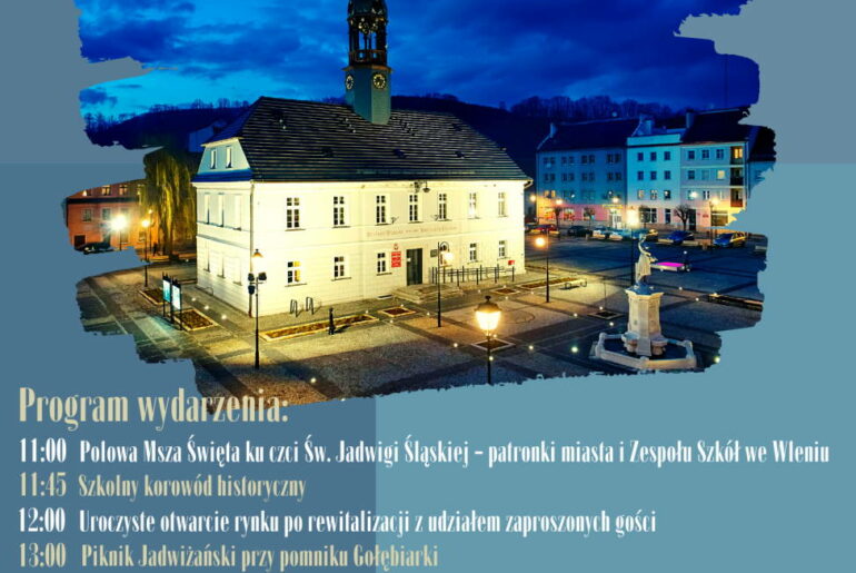 Otwarcie rynku we Wleniu po rewitalizacji