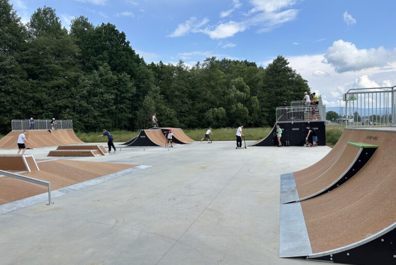 Skatepark już oblegany przez młodzież