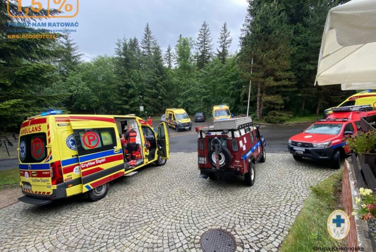 24 osoby porażone piorunem w Górach Izerskich