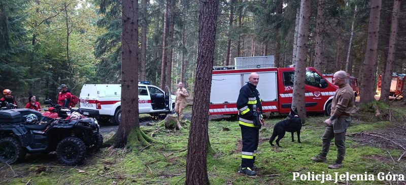 Szczęśliwy finał poszukiwań 90-letniej mieszkanki powiatu karkonoskiego