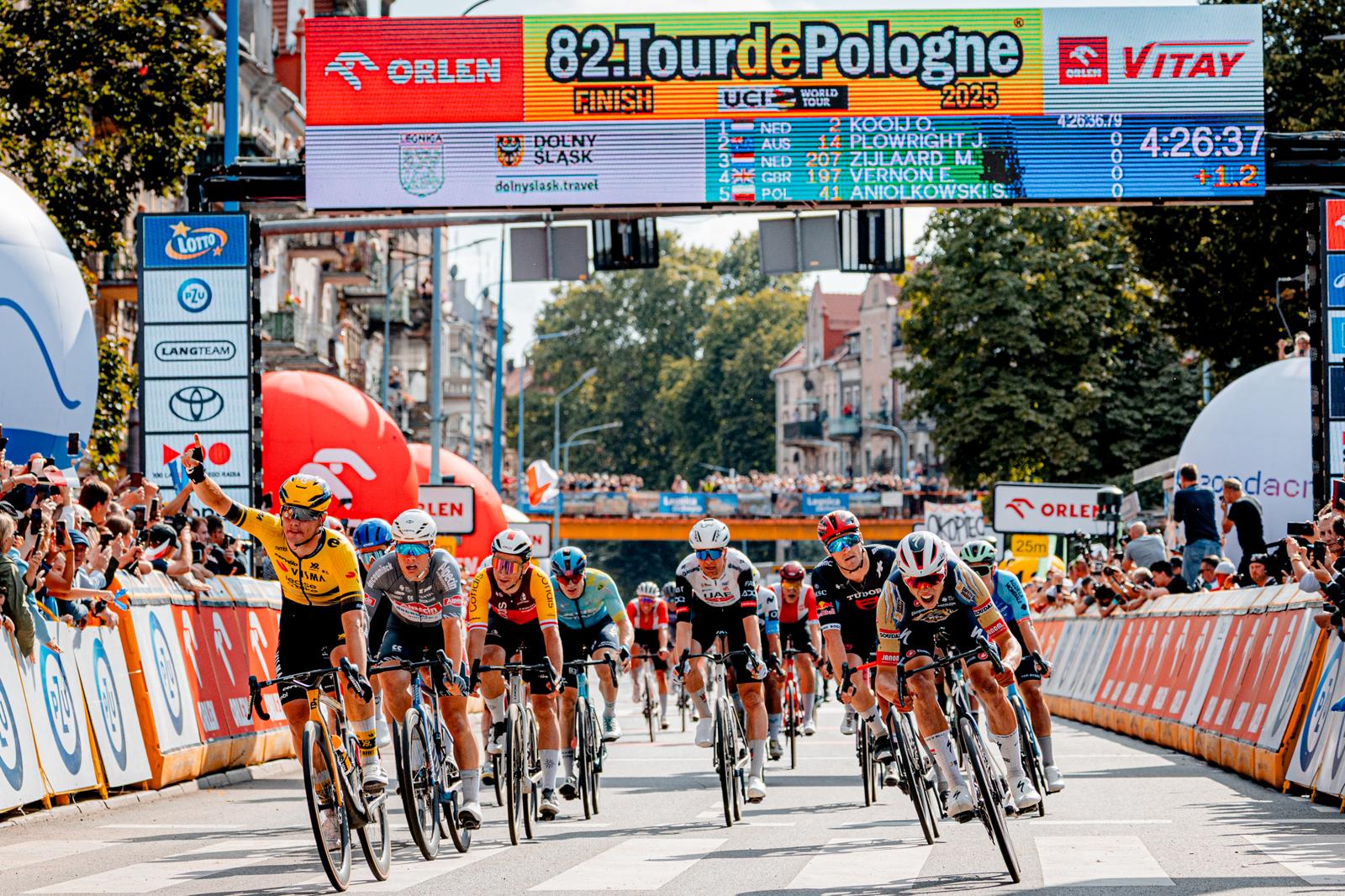 Olav Kooij wygrywa pierwszy etap Tour de Pologne 2025. Teraz czas na ściganie się w Karkonoszach!