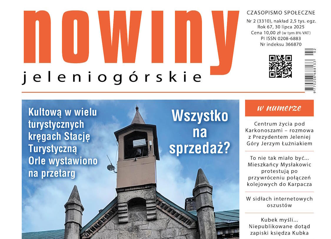 W aktualnym wydaniu Nowin Jeleniogórskich Nr 2/2025