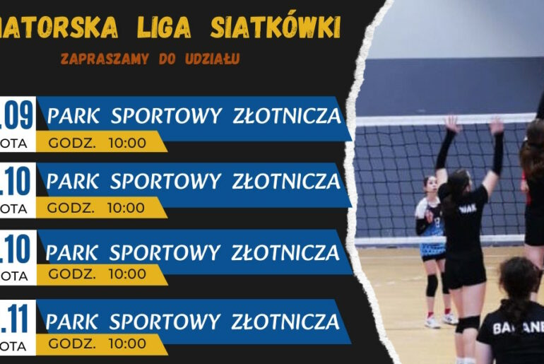 Amatorska Liga Siatkówki w Jeleniej Górze od 20 września