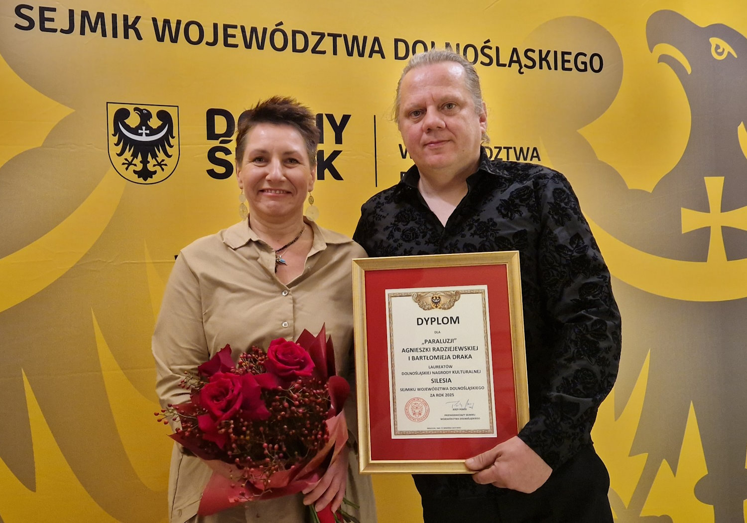 Dolnośląska Nagroda Kulturalna SILESIA 2025 dla duetu Praluzja z Miejsca Wielu Sztuk w Łomnicy!